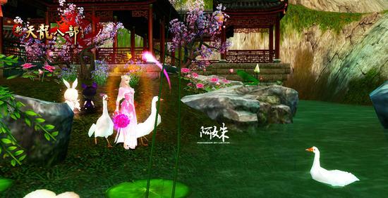 青山碧水，古朴园林