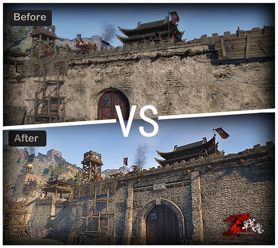 陇城关的城墙更加巍峨肃穆