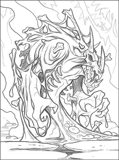 炉石传说安戈洛卡牌鉴赏 看看焦油系列的原画