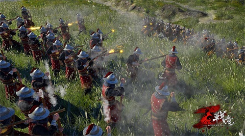 攻击错落有致的火枪推进阵型