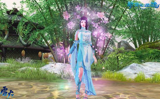 全新炫丽特效法器"春风桃花醉"