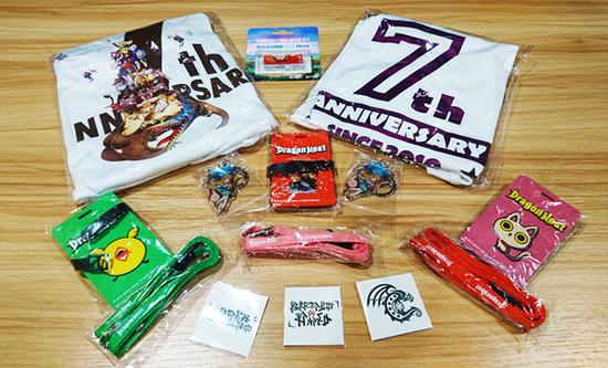 《龙之谷》7周年限量周边