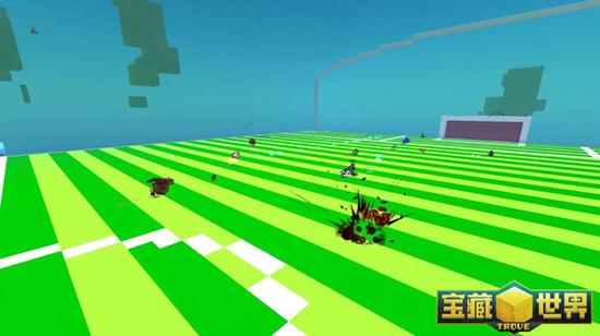 图2 《宝藏世界》玩家激战足球赛场