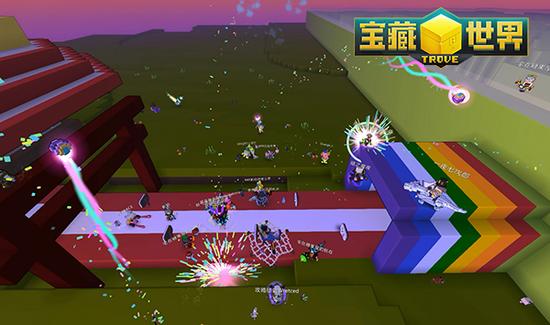 图5 《宝藏世界》玩家自制迷宫入口