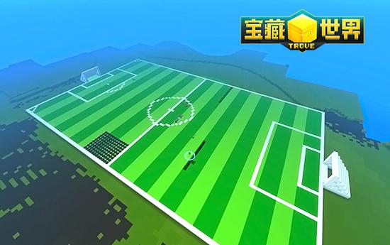 图1 《宝藏世界》 亲手打造绿茵场
