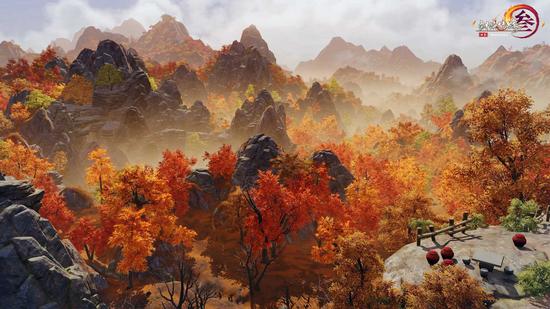 枫华谷华美场景