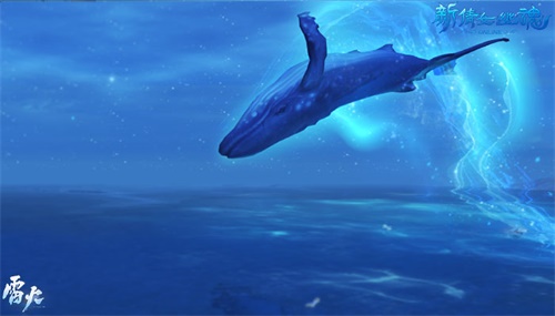 图5：从深海浮起的巨鲸