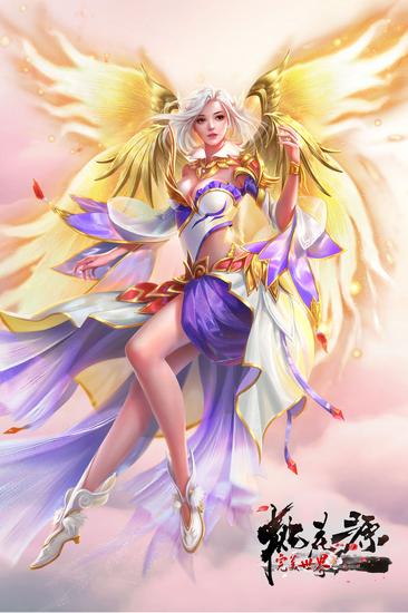 《完美世界》“桃花源”羽灵原画