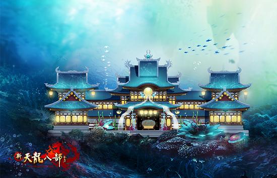 图4：海底风格庄园华丽的寝室