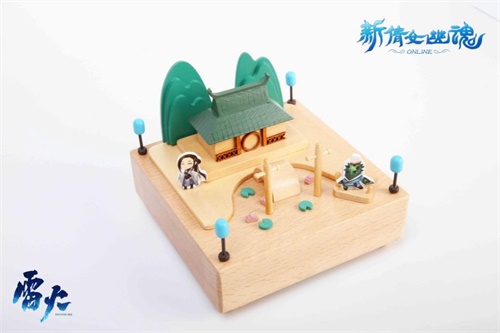 精美周边湖中屋实木八音盒，回味倩女初音