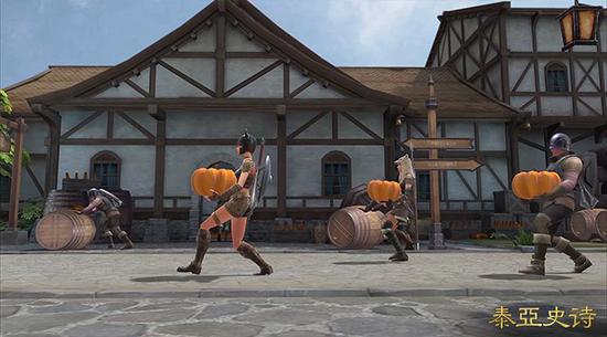 一起搬南瓜，体验中世纪劳作