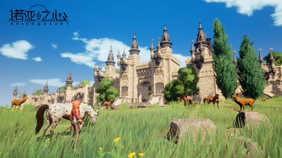 手游《诺亚之心》超大世界的MMORPG场景