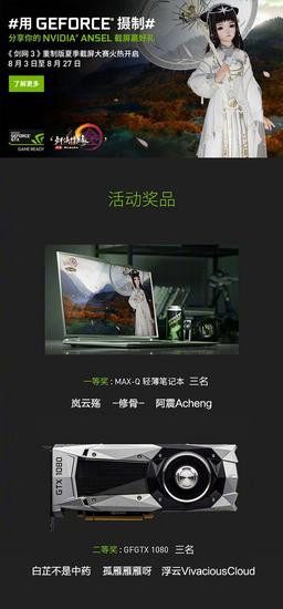 获奖者名单