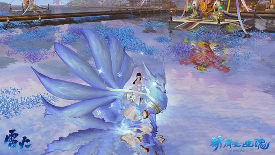 九尾冰狐霸气侧漏