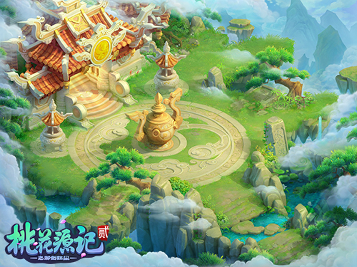 《桃花源记2》门派场景