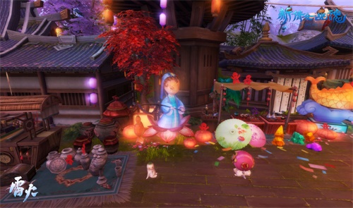 玩捉迷藏的小纸人 调皮机灵