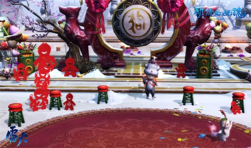 小胡巴手拿鞭炮 喜乐庆新年