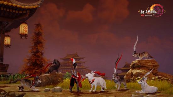 天策门派跟宠幼狼