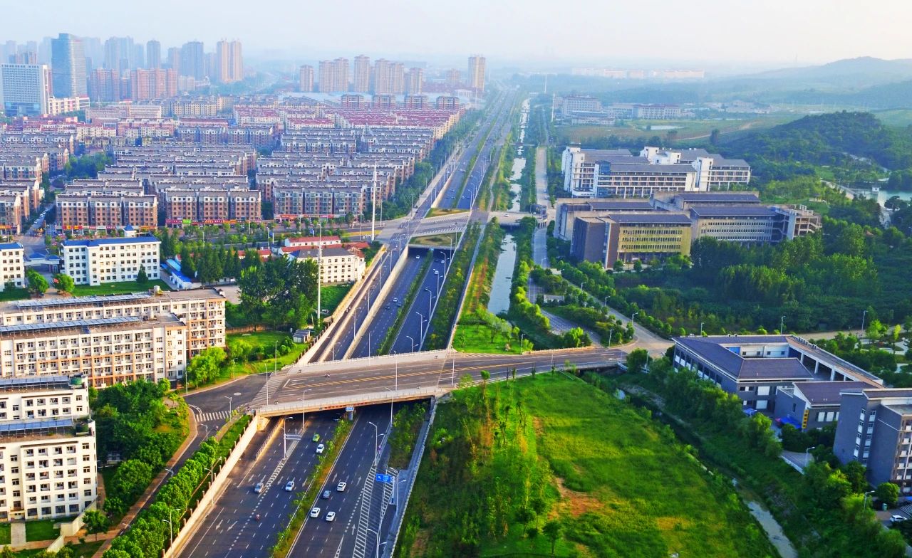 俯瞰滁州城区(滁州市委宣传部供图)