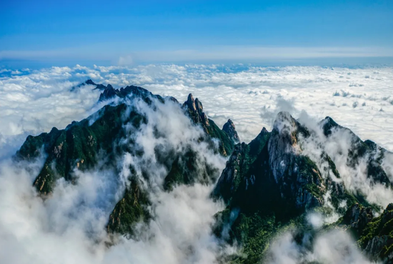 烟岚云岫九华山的另一种绝美气质