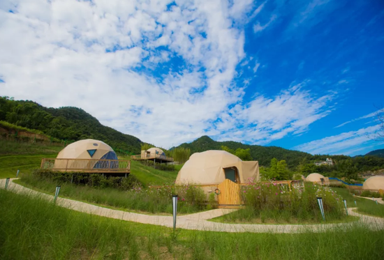 花海 民宿 星空帐篷 来霍山体验不一样的国庆假期