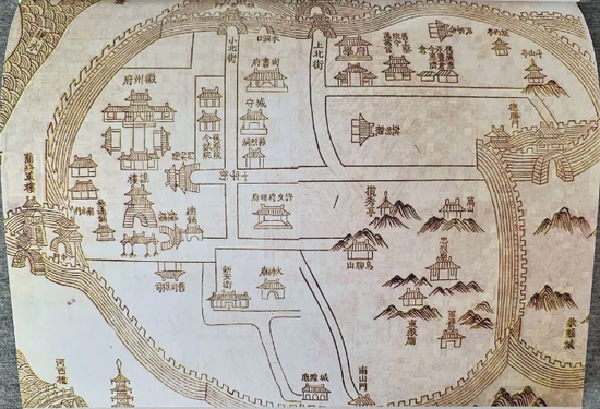 徽州古城旅游路线图图片
