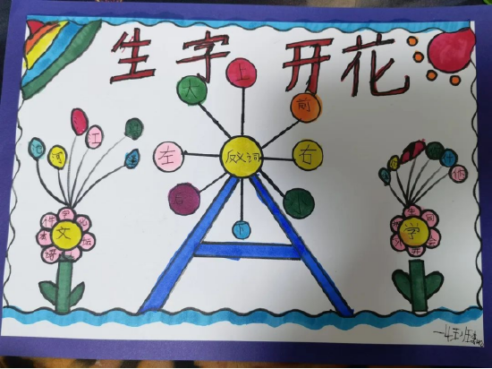 生字开花 花团锦簇——亳州市第四小学一年级语文组特色作业