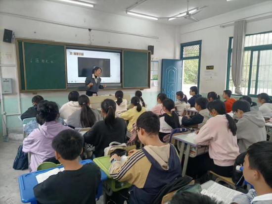 庐江县罗河镇店桥初级中学举办语文教研公开课活动