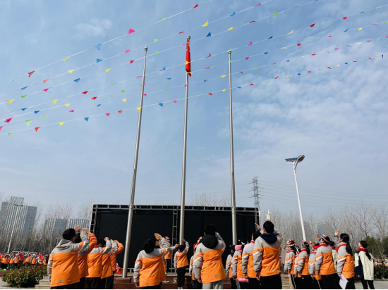 龙行启新春振声耀新程合肥市徽州小学美丹校区2024年春季开学典礼