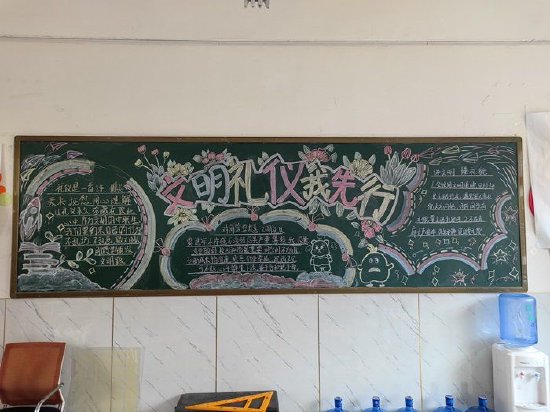 亳州幼儿师范学校评比黑板报创意促文明
