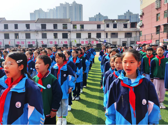 肥东县城关小学隆重举行第四届校园读书节启动仪式