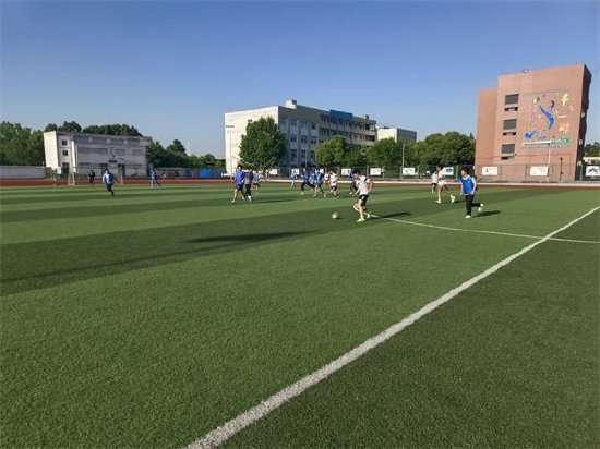 肥东县众兴中学2024年"众美"校园足球联赛开幕