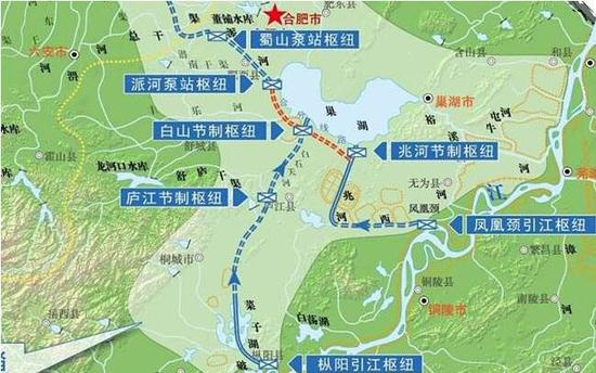 引江济淮商丘段路线图图片