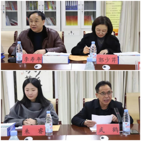 随后,县实验小学校长武鹤详细介绍了学校的基本情况和"翰墨育人,书画