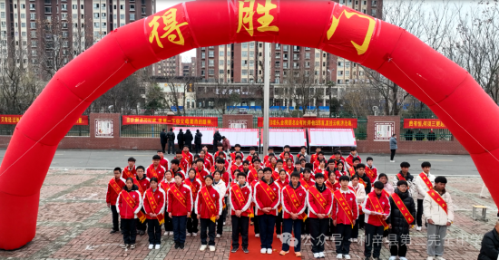 利辛二中教共体举行九年级百日誓师大会