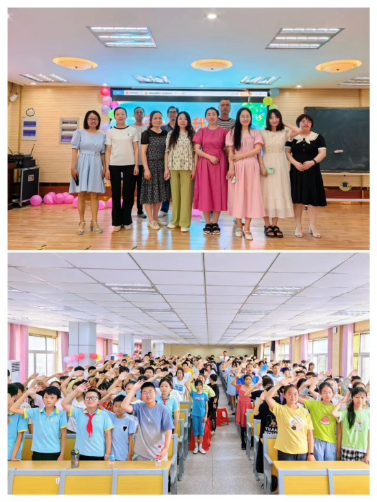 少年乘风起长风破浪时庐江县白山镇明德小学党支部举行六年级毕业典礼