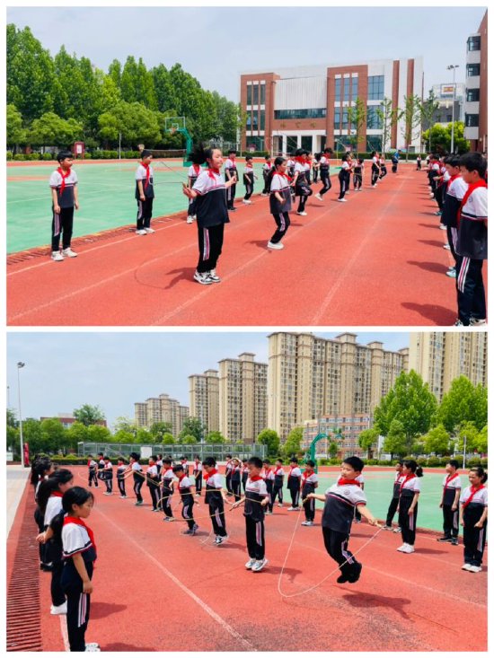 强化体育考核提升核心素养亳州市第四小学三年级组体育期末考核