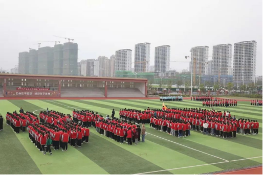 活力展风采 健康向未来——宿州九中金海校区举行第一届广播操比赛