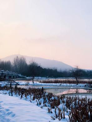 合肥大蜀山雪景