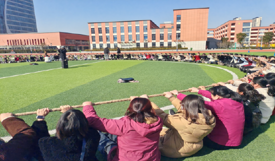 蒙城县三义路中学齐山路校区团建在行动健康过节日