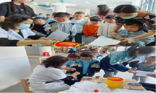 助力快乐成长——庐江县移湖街道长岗中心幼儿园健康体检活动
