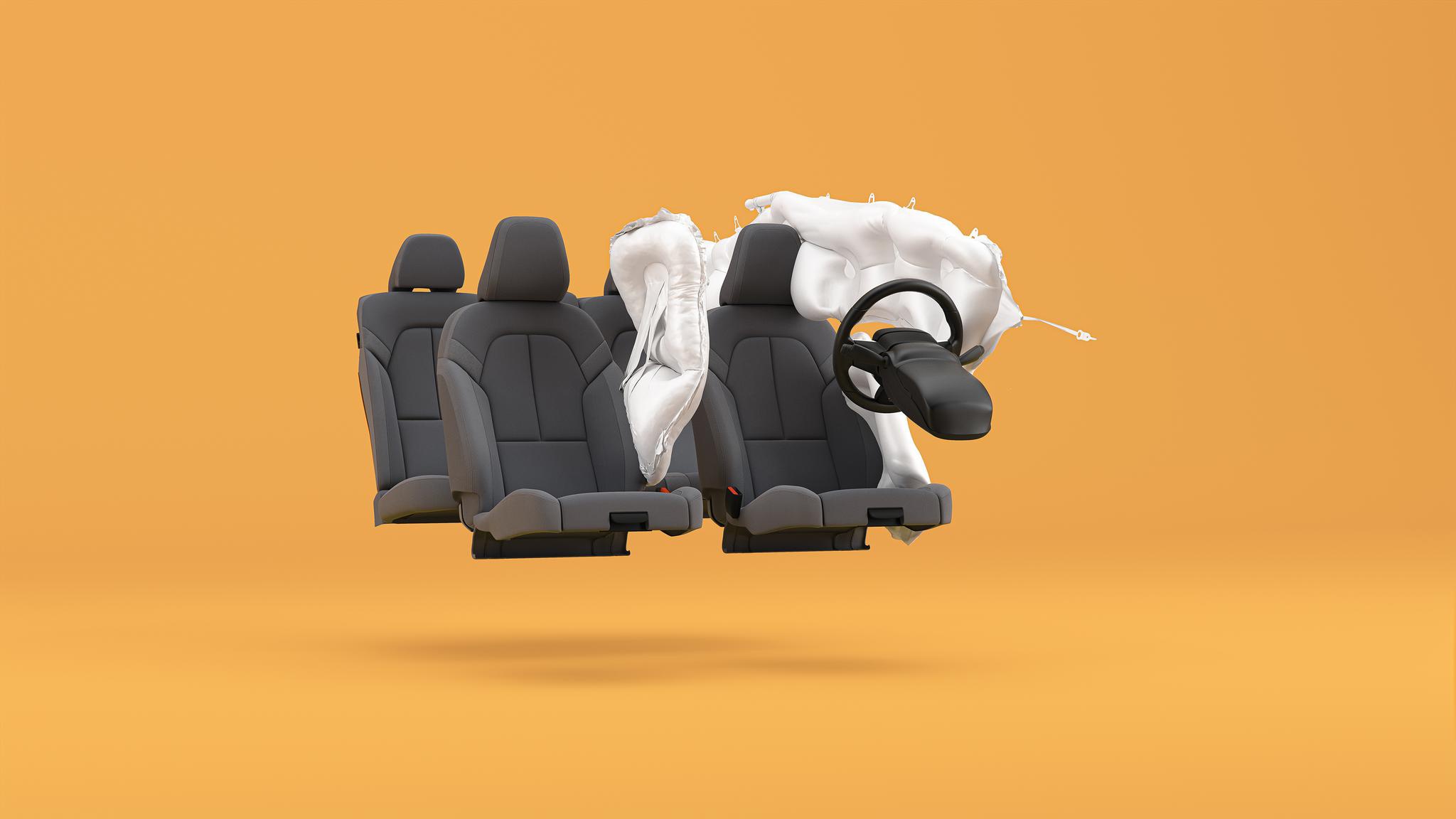 极星2电动车碰撞测试 全球首配中央安全气囊