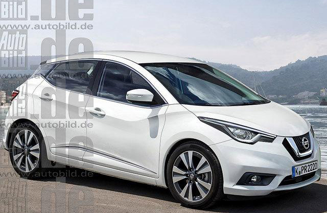 日产全新玛驰预告图曝光 巴黎车展首发