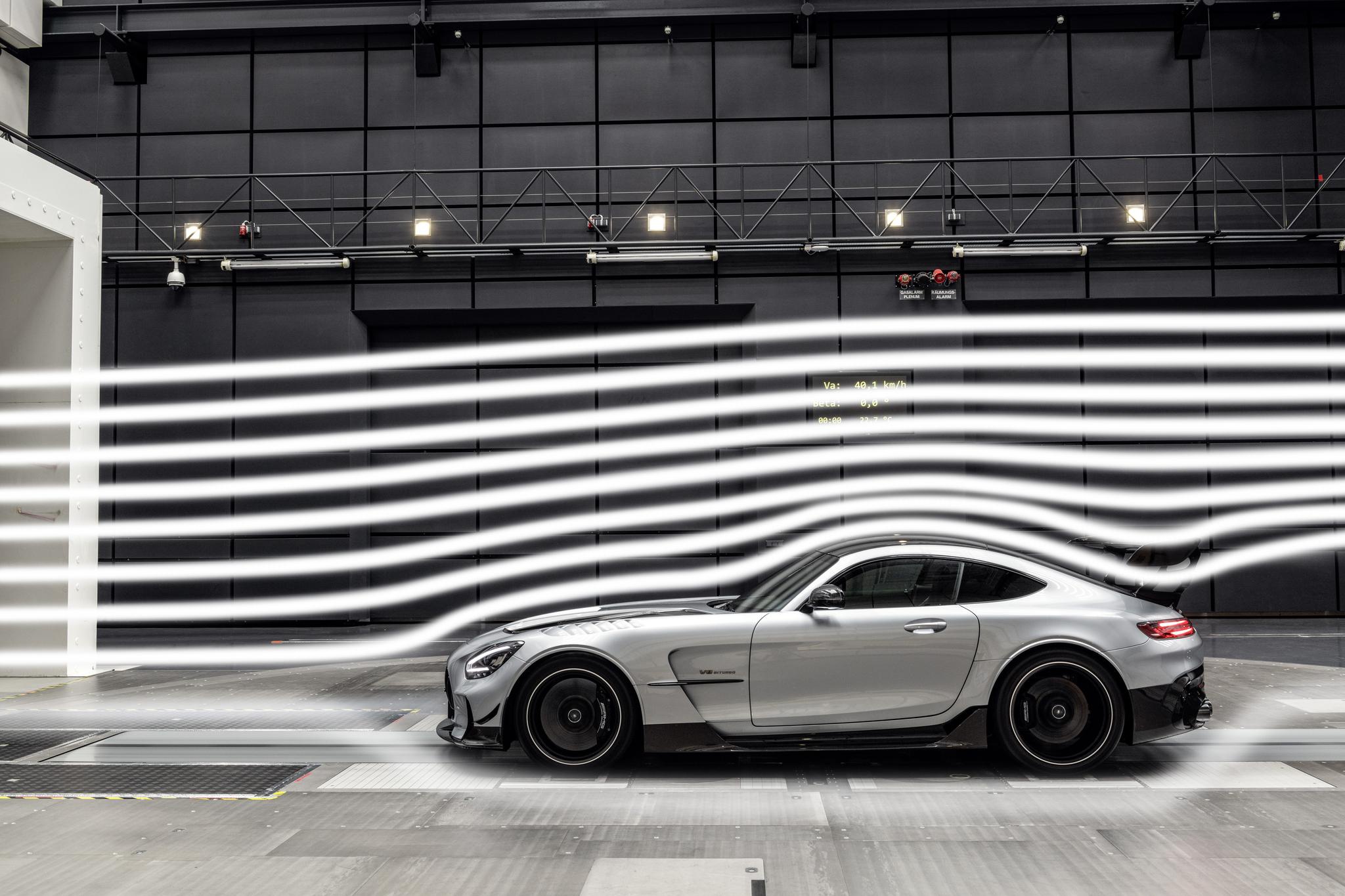 AMG GT Black Series风洞测试