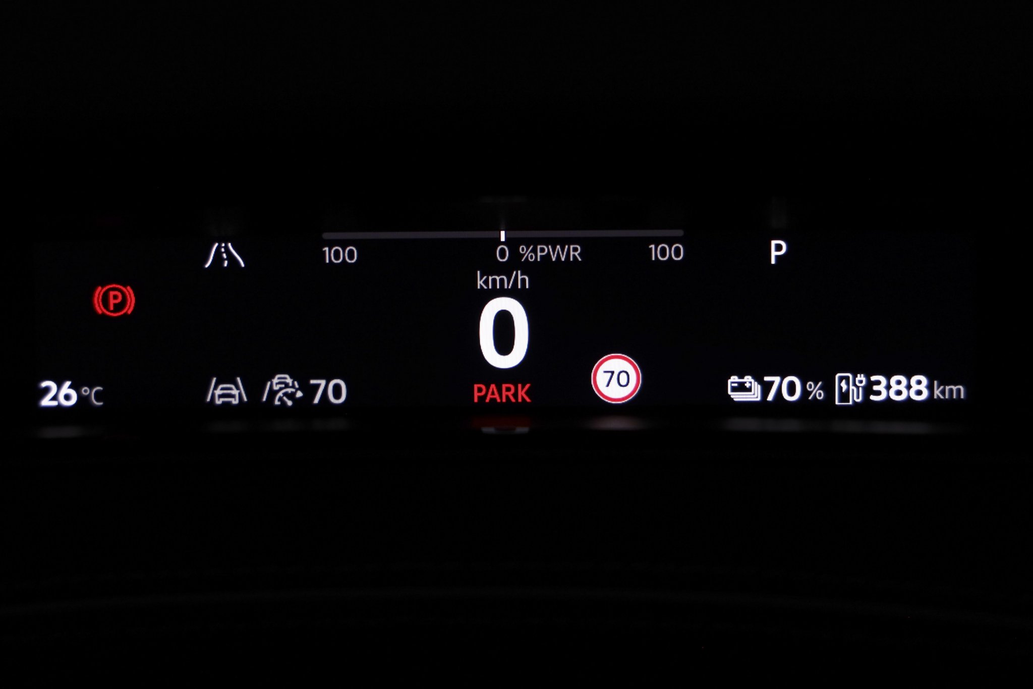 行驶101公里后 电量70% 续航里程388km