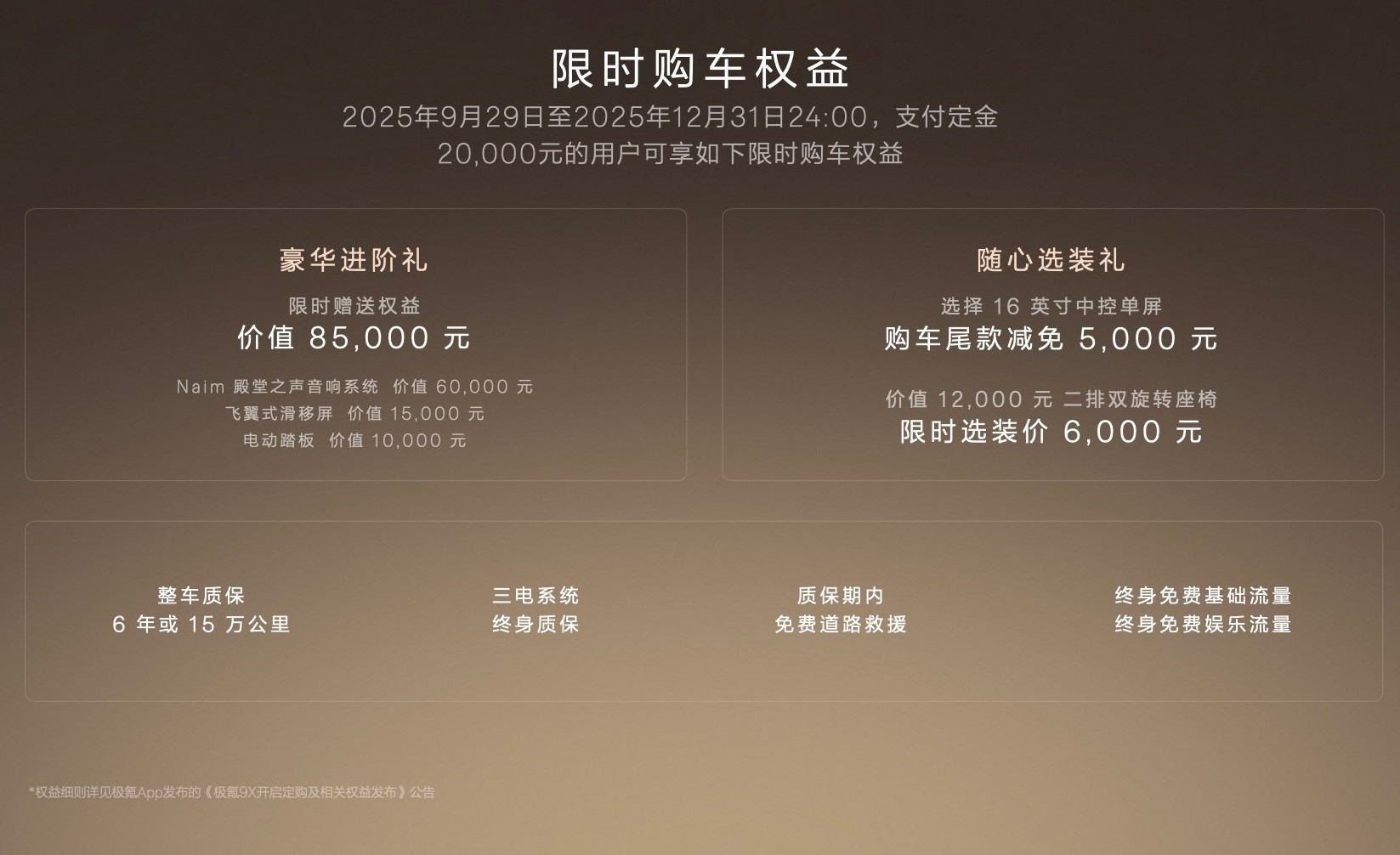 极氪9X正式上市 限时价45.59-58.99万元