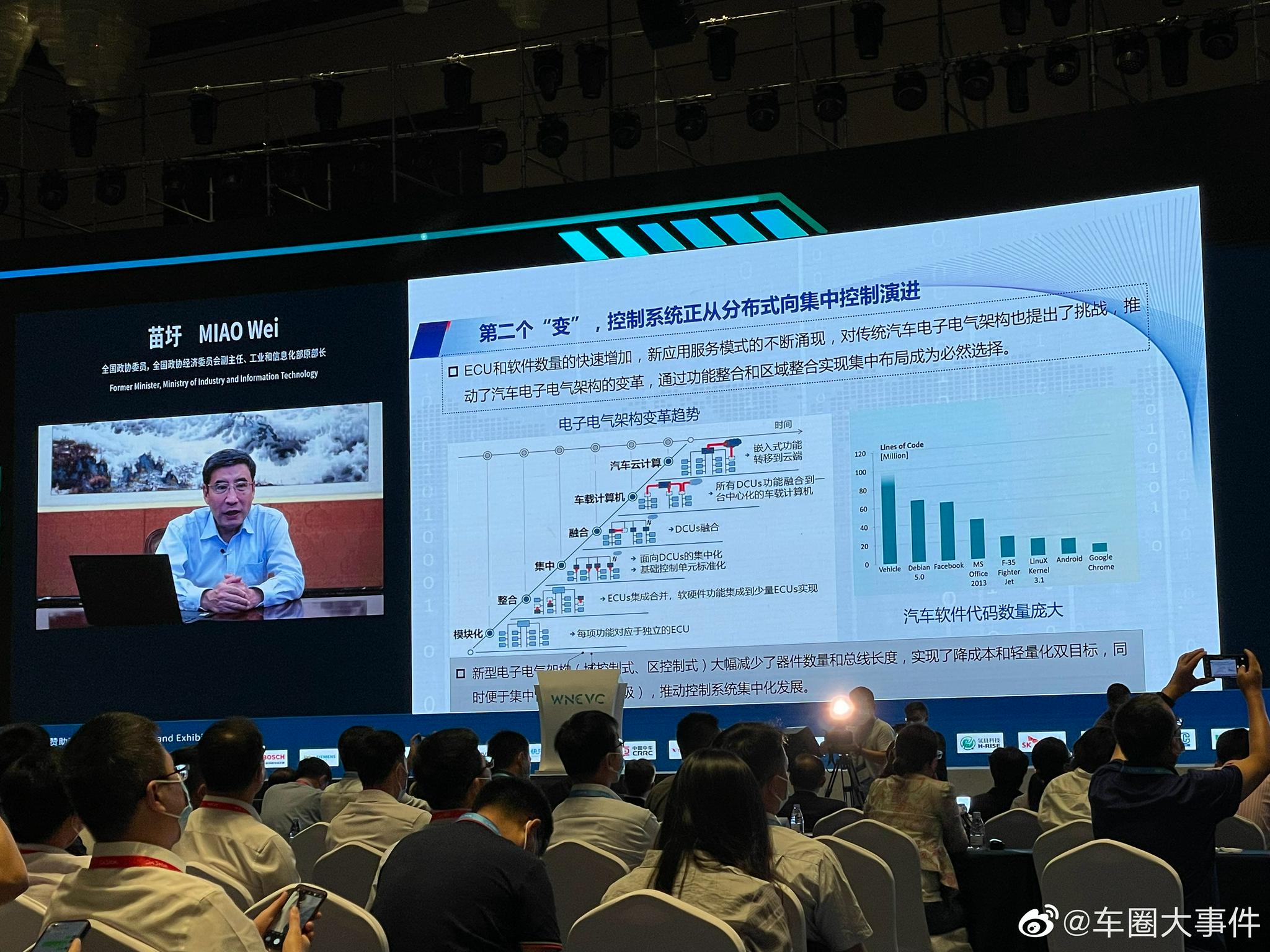 苗圩:电动化、网联化、智能化是新能源汽车未来发展主要方向