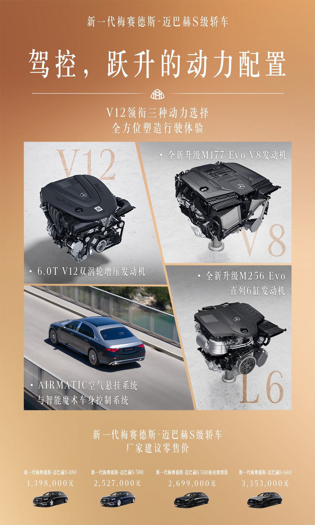 新一代梅赛德斯-迈巴赫S级轿车上市 售价139.8万起