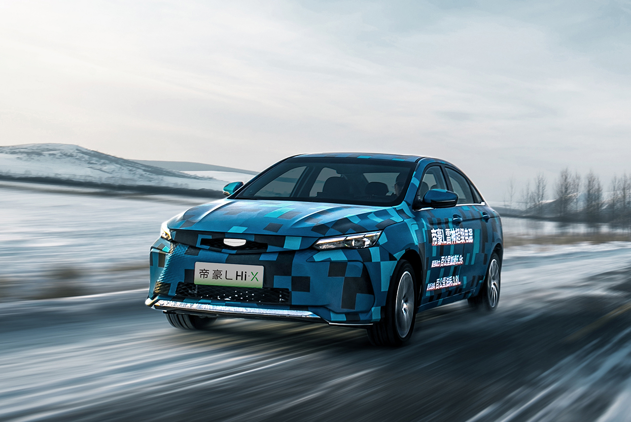 最大续航1300km 吉利帝豪L Hi·X谍照曝光