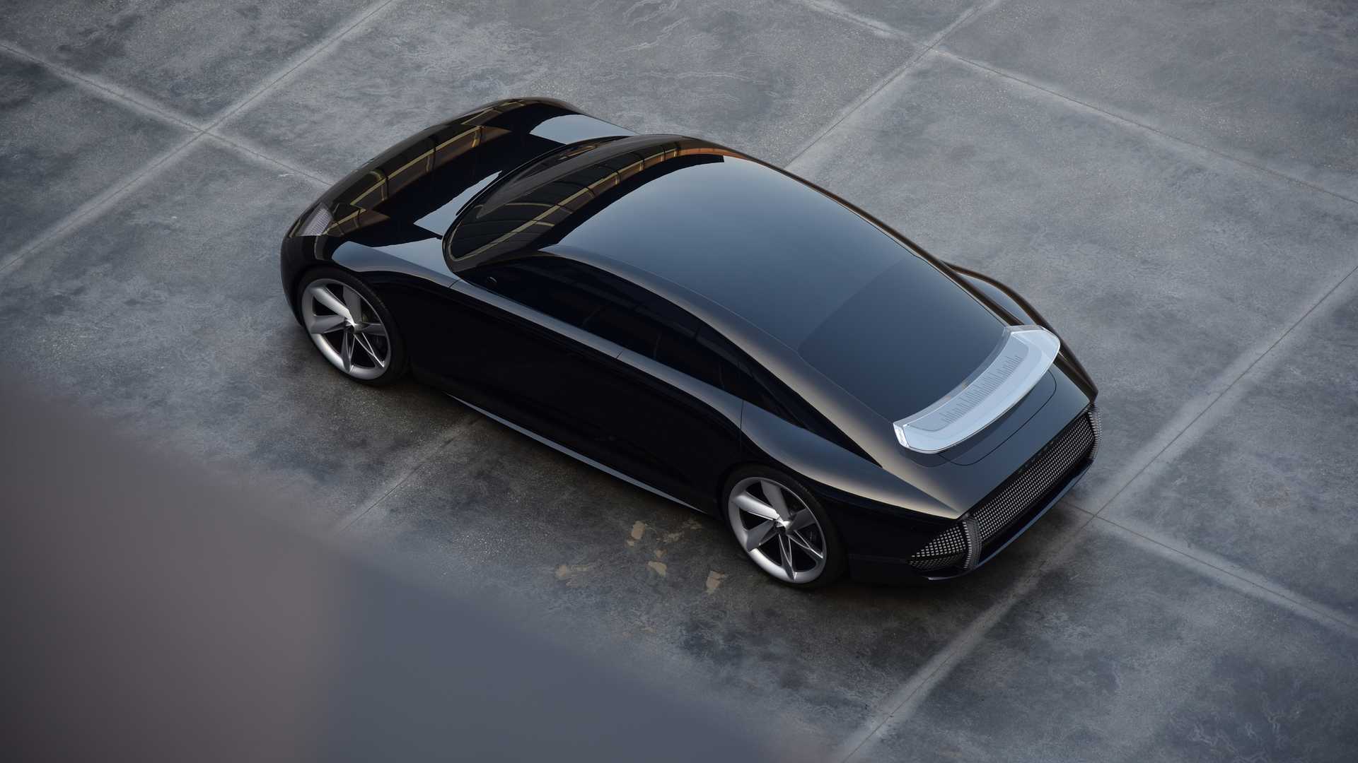 现代概念电动车渲染图曝光 预示艾尼氪6轿车